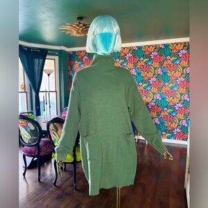 Sage Green Sweater Dress